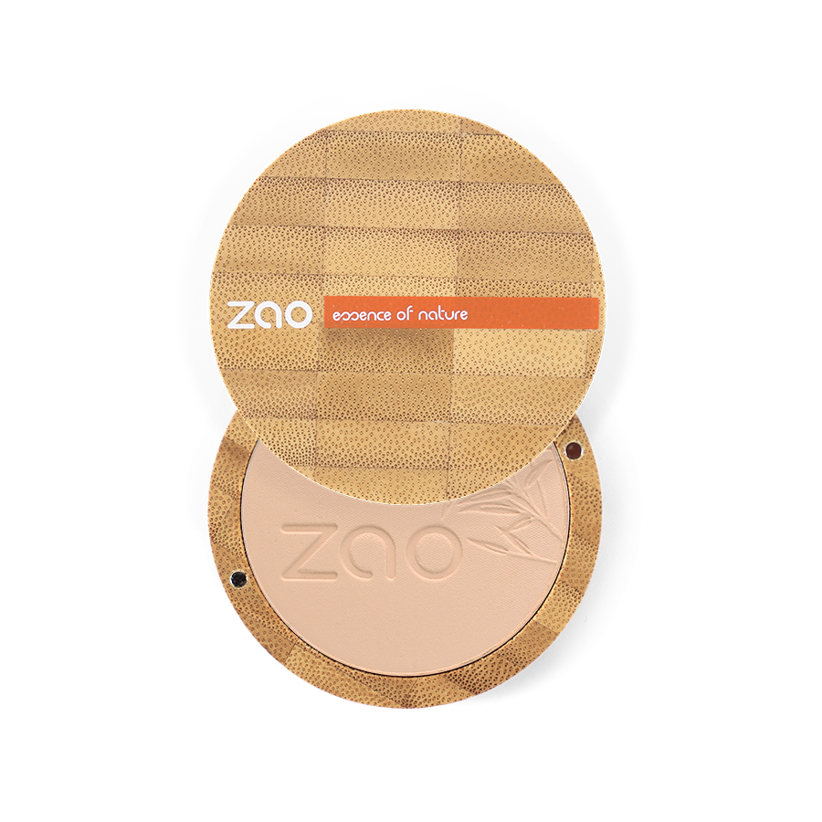 ZAO, Økologisk Compact Powder 302 Beige Orange, 9 g