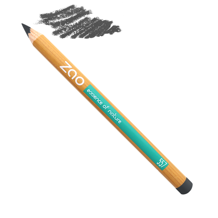 ZAO, Økologisk Eyeliner & Multi-Purpose Pencil 557 Grey, 1,14 g