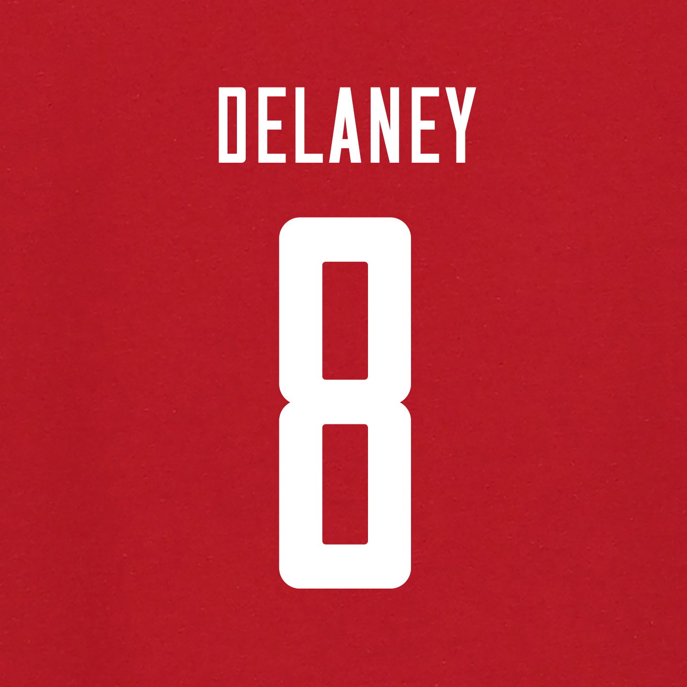 Danmark landshold, t-shirt, Delany 8, danish red, large |