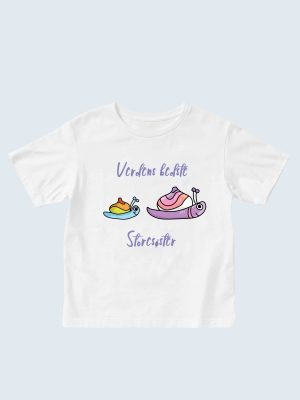 Axel & Marie, T-shirt, Storesøster, Verdens Bedste Storesøster