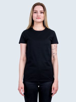 Økologisk T-shirt, Fitted, Feminine Fit, Dame