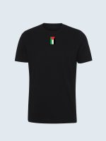 T-shirt-palæstina-flag,sort