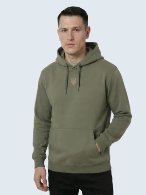 Hoodie, Vis din støtte til Ukraine, Zelenskyj, Emblem