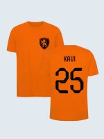 Nederland-nationaal-elftal,-nationaal-elftal-shirt,-t-shirt,-Xavi-Simons-25-oranje