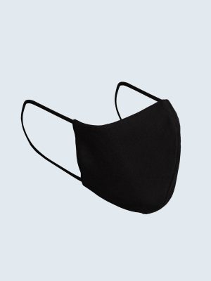 Face mask with 3 layers, Organic, Reusable, with nose clip