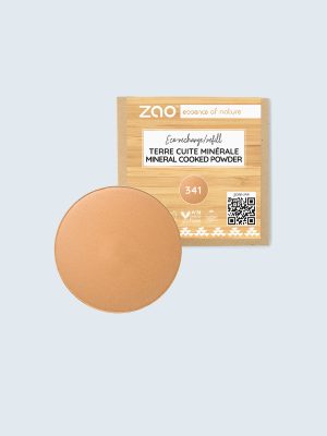 ZAO, Økologisk Mineral Cooked Powder, Bronzer, Refill, 15 g
