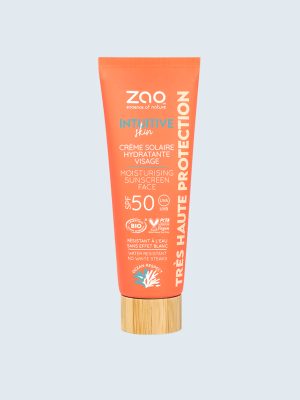 ZAO, Organic Moisturizing Sunscreen for face, SPF50