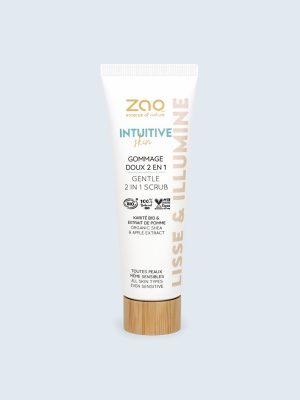 ZAO, Organic Gentle 2 in 1 Scrub, Face Mask and Scrub, 50 ml