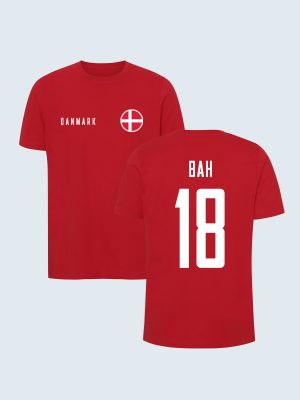 Denmark National Team, T-shirt, Bah 18