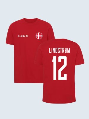 Denmark National Team, T-shirt, Lindstrøm 12