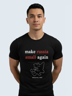 T-shirt, Make Russia Small Again, Map, Zelensky