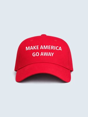 Cap, Kasket, Grønland, Make America Go Away, Rød, Onesize