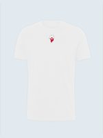 T-shirt,-Grønland,-Grønland-Emblem,-hvid