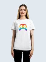 T-shirt,LGBTQ+-lesbian-feminine-fit-hvid1