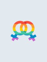 T-shirt,LGBTQ+-lesbian-hvid2-