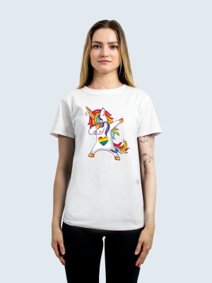 T-shirt, LGBTQ+, Unicorn, Feminine Fit