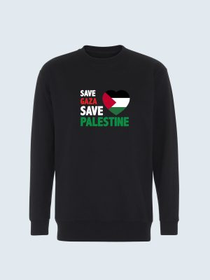 Sweatshirt, Palestine, Palestine flag, heart