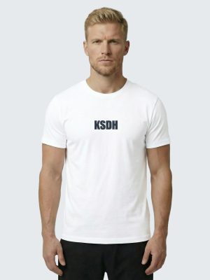 T-shirt, KSDH, AGF, Classic fit, Unisex - Blue Navy, Large