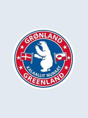 Groenland, Kalaallit Nunaat, Autosticker, Bumper Sticker