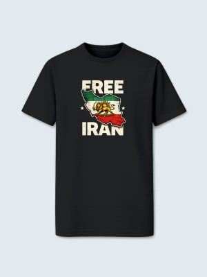 T-shirt, Free Iran, Freedom for Iran, Map