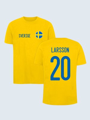 Sweden, National team t-shirt, Hugo Larsson, 20