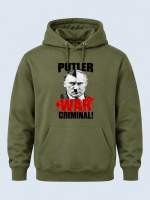 Hoodie, Putler War Criminal, Anti Putin, Unterstütze die Ukraine