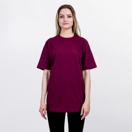 Women's-oversized-t-shirt-elisabeth-burgundy-1