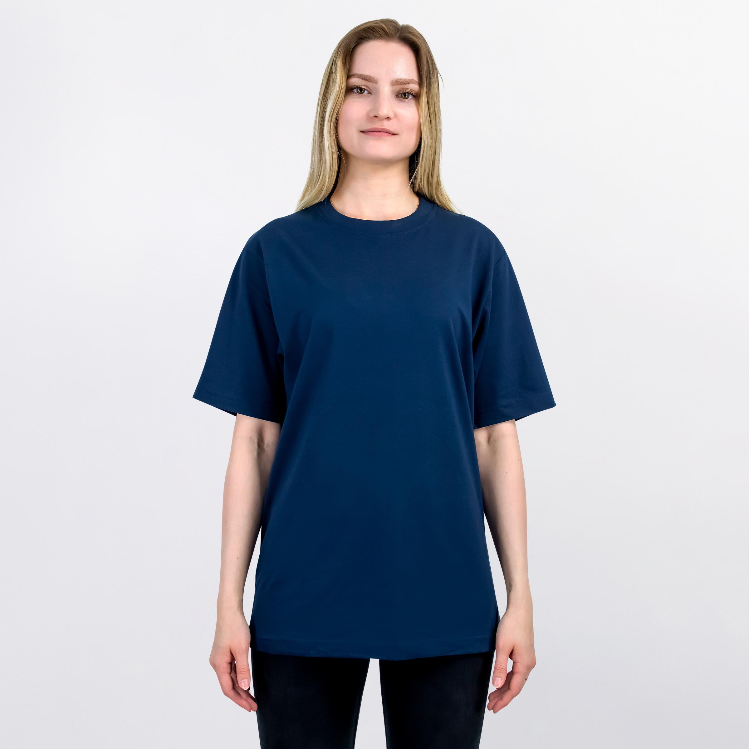 Økologisk t-shirt, oversized, dame, navy blue, | Head