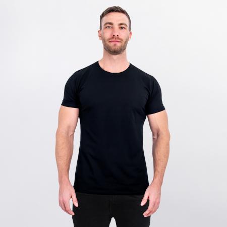 Men's-fitted-t-shirt-emil-black-1