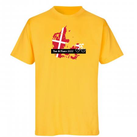 Tourdefrance-DK-landekort-t-shirt