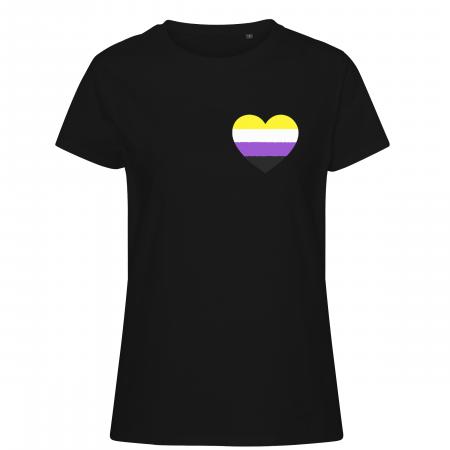 Pride t-shirt_Genderqueer, sort feminine
