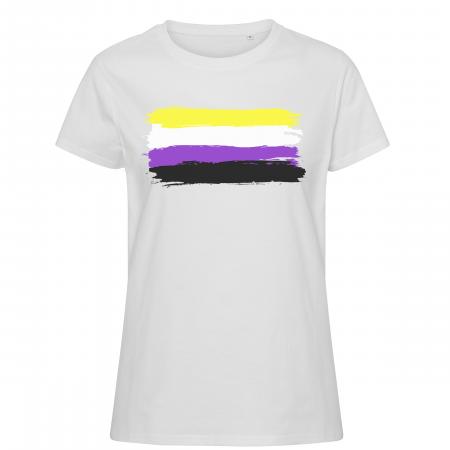 Pride t-shirts_Genderqueer, hvid feminine