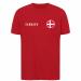 T-shirt-landsholdstrøje-Front-design-selv-rød-
