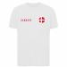 T-shirt-landsholdstrøje-Danmark-hvid-rød
