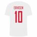 T-shirt-landsholdstrøje-Eriksen-ryg-hvid-