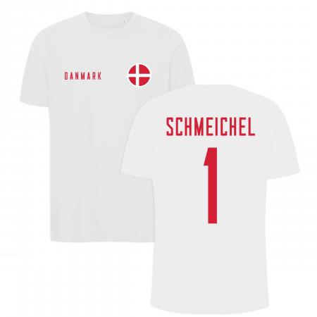T-shirt-landsholdstrøje-Schmeichel-ryg-hvid-2-