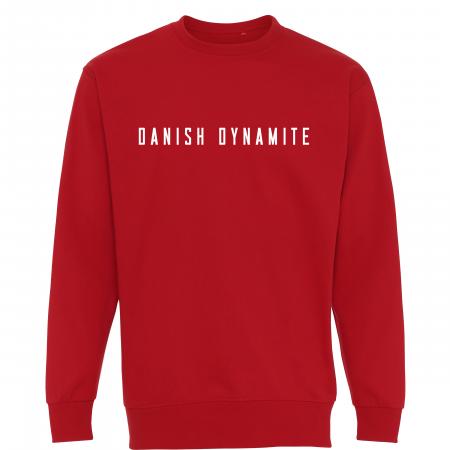 Sweatshirt-landsholdstrøje-dynamite-rød