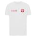 T-shirt-landsholdstrøje-Danmark-hvid-rød