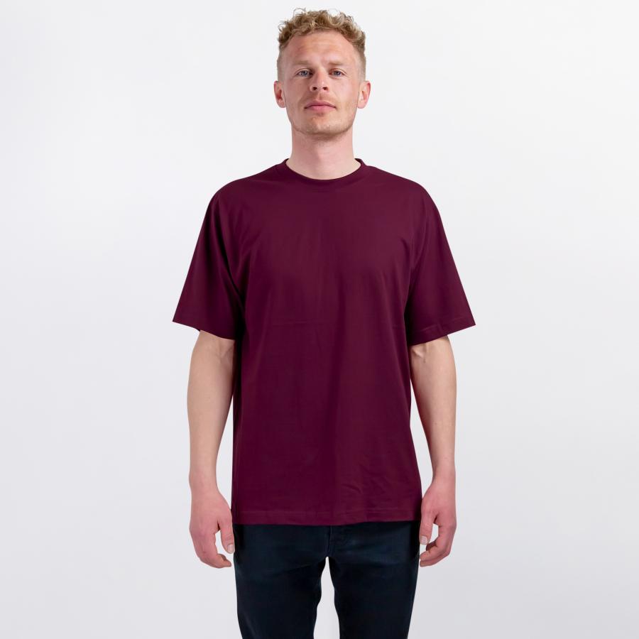 Bio t shirt oversized heren bordeaux xx large Healthy Head