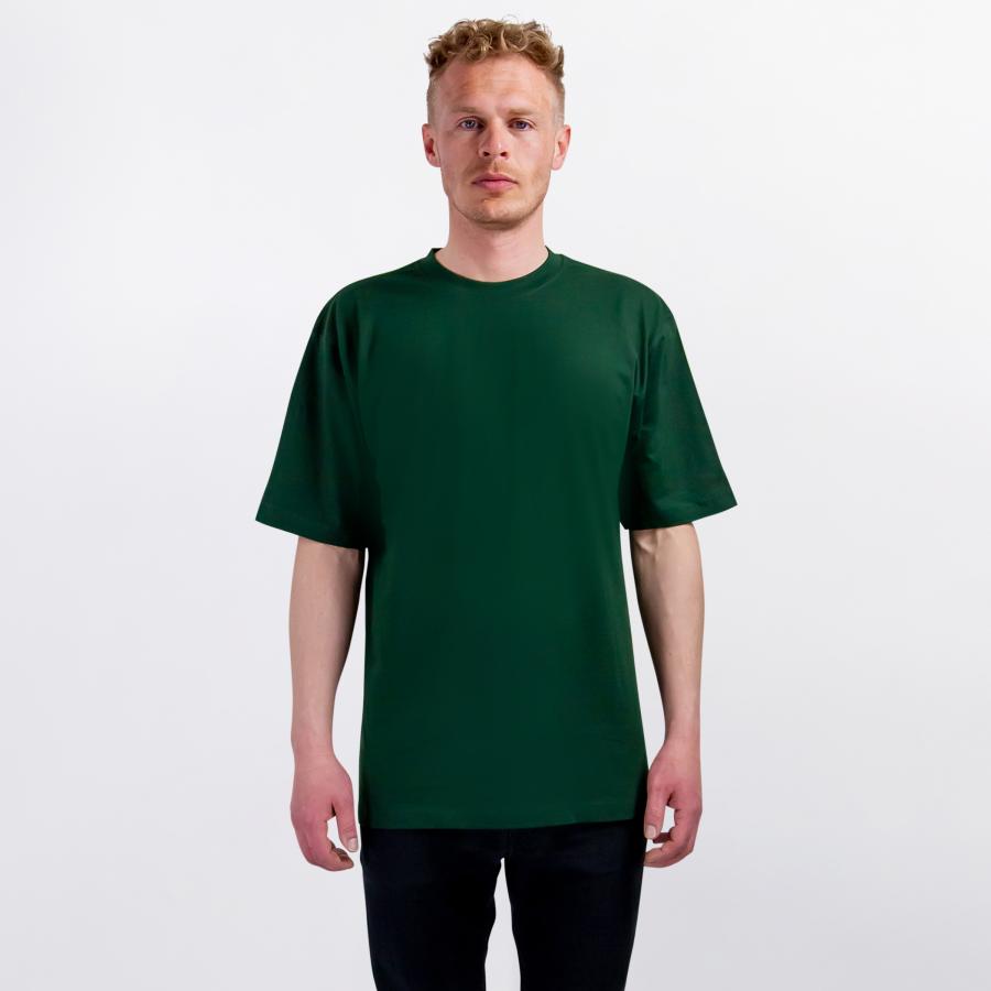 Bio t shirt oversized heren groen large Healthy Head