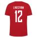 Danmark-landshold,-landsholdstrøje,-t-shirt,-Lindstrøm-12,-danish-red2