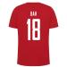 Danmark-landshold,-landsholdstrøje,-t-shirt,-Bah-18,-danish-red3