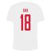 Danmark-landshold,-landsholdstrøje,-t-shirt,-Bah-18,-hvid2