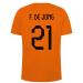 Nederland-nationaal-elftal,-nationaal-elftal-shirt,-t-shirt,-F.-De-Jong-21,-oranje2